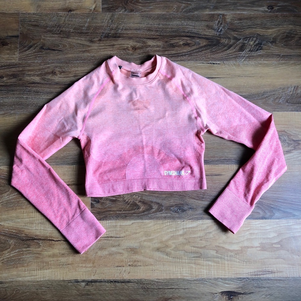 Gymshark Ombré Seamless Long Sleeve Crop Top